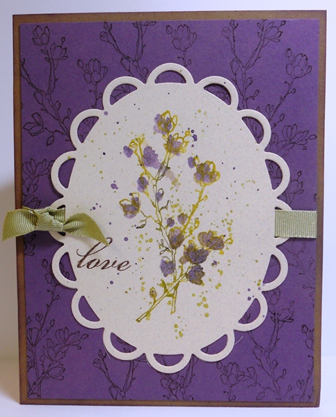 base card is kraft<br />Brushless watercolor with new Distress Inks